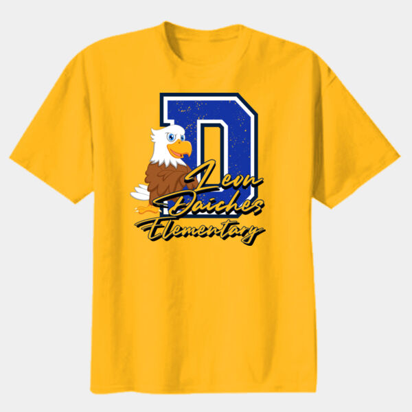 L. Daiches D 03-406 - Youth Heavy Cotton 100% Cotton T Shirt Thumbnail