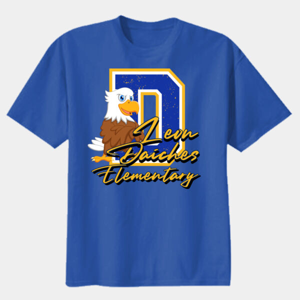L. Daiches D 03-407 - Youth Heavy Cotton 100% Cotton T Shirt Thumbnail