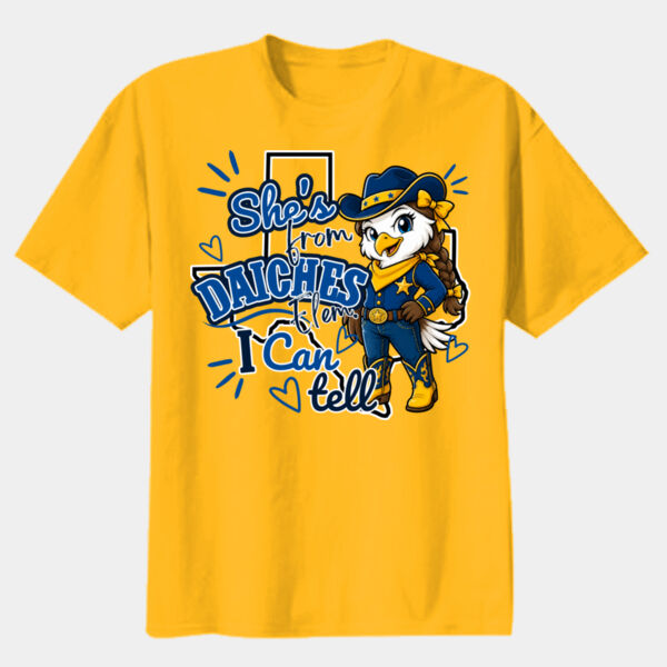 She's From Daiches 03-408 - Youth Heavy Cotton 100% Cotton T Shirt Thumbnail