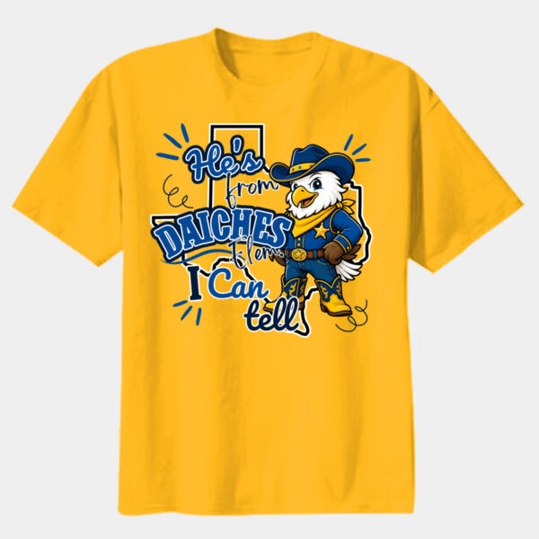 He's From Daiches 03-409 - Youth Heavy Cotton 100% Cotton T Shirt Thumbnail