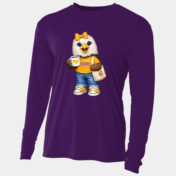 Eagles Yellow 20-219 - Adult Cooling Performance Long Sleeve Tee Thumbnail