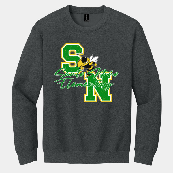 Santo Niño Elementary 03-800 - Heavy Blend Crewneck Sweatshirt Thumbnail