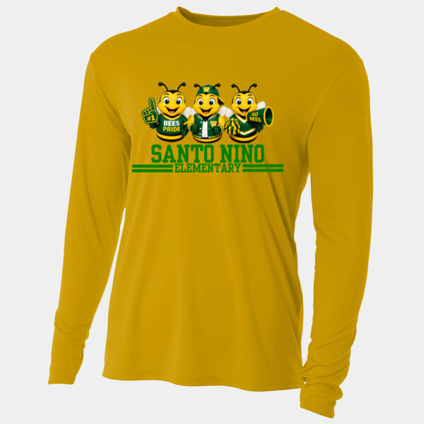Santo Niño Bees - 03-802 - Adult Cooling Performance Long Sleeve Tee Thumbnail