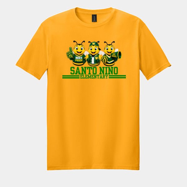 Santo Niño Bees - 03-802 - Adult Softstyle ® T Shirt Thumbnail