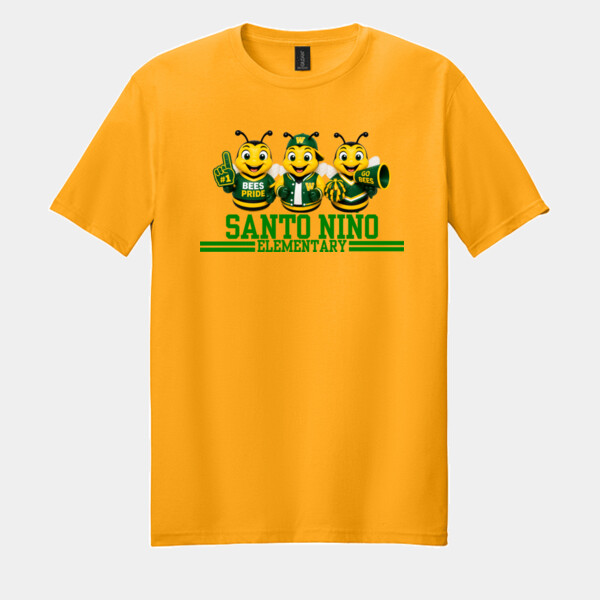 Santo Niño Bees - 03-802 - Adult Softstyle ® T Shirt Thumbnail