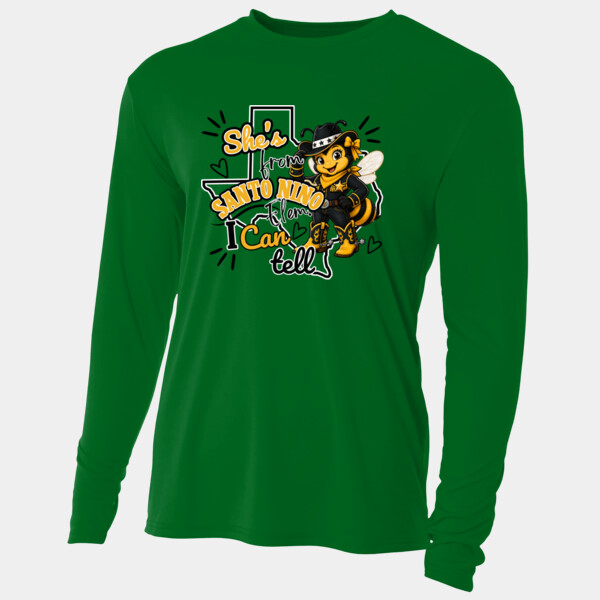 She's From Santo Niño - 03-803 - Adult Cooling Performance Long Sleeve Tee Thumbnail