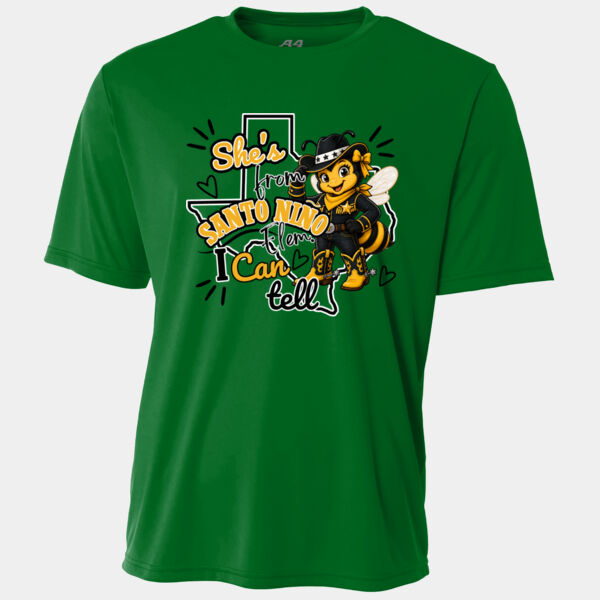 She's From Santo Niño - 03-803 - Adult Cooling Performance Short Sleeve Tee Thumbnail