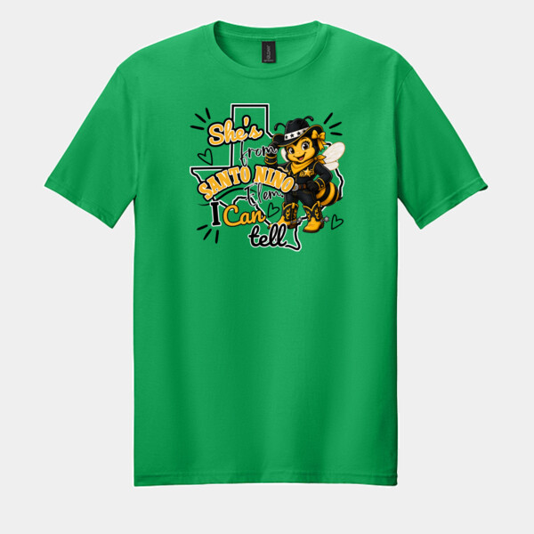 She's From Santo Niño - 03-803 - Adult Softstyle ® T Shirt Thumbnail