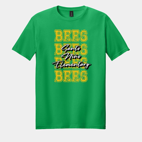 Santo Niño Bees 4X 03-804 - Adult Softstyle ® T Shirt Thumbnail