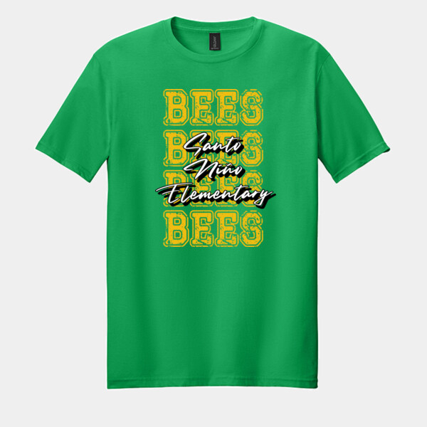 Santo Niño Bees 4X 03-804 - Adult Softstyle ® T Shirt Thumbnail