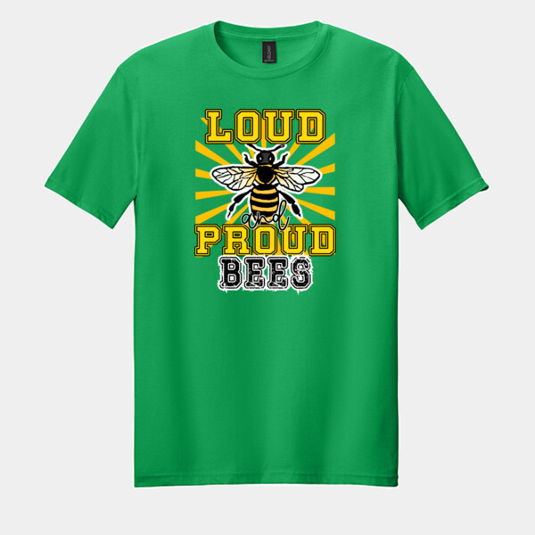 Loud & Proud Bees 02A-100 - Adult Softstyle ® T Shirt Thumbnail