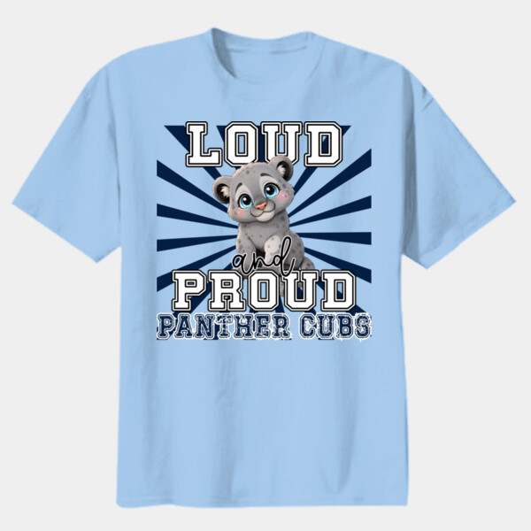 Loud & Proud Panther Cubs 06A-602 - Youth Heavy Cotton 100% Cotton T Shirt Thumbnail
