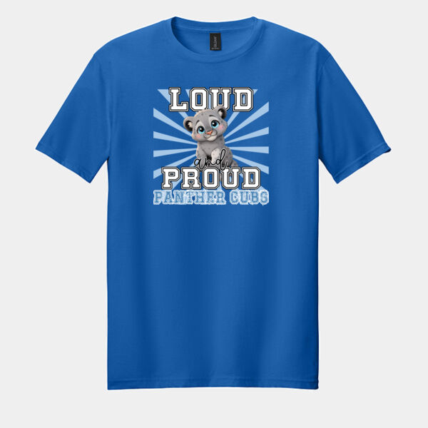 Loud & Proud Panther Cubs 06A-603 - Adult Softstyle ® T Shirt Thumbnail