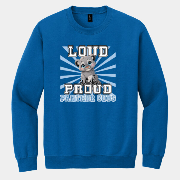Loud & Proud Panther Cubs 06A-603 - Heavy Blend Crewneck Sweatshirt Thumbnail