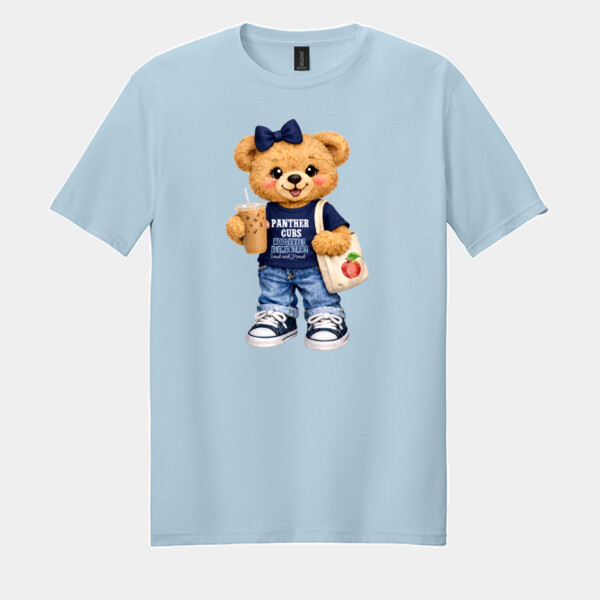 Panther Cubs Bear 06A-608 - Adult Softstyle ® T Shirt Thumbnail