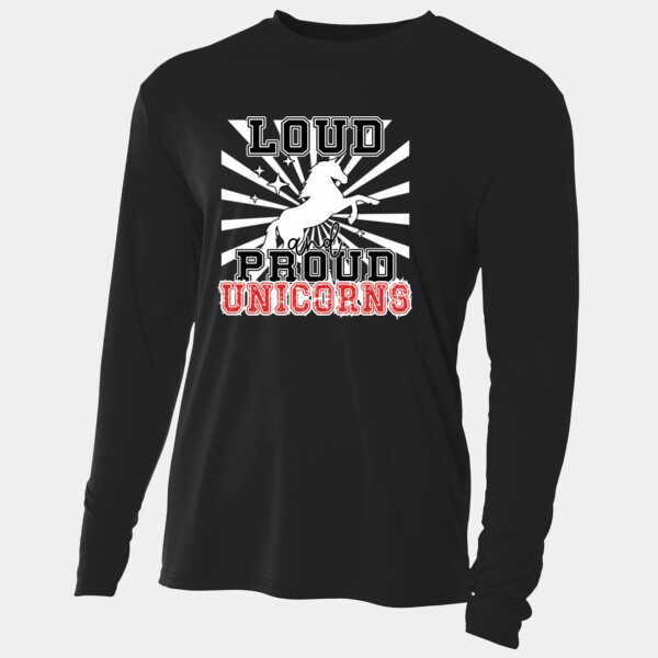 Loud & Proud Unicorns - Adult Cooling Performance Long Sleeve Tee Thumbnail