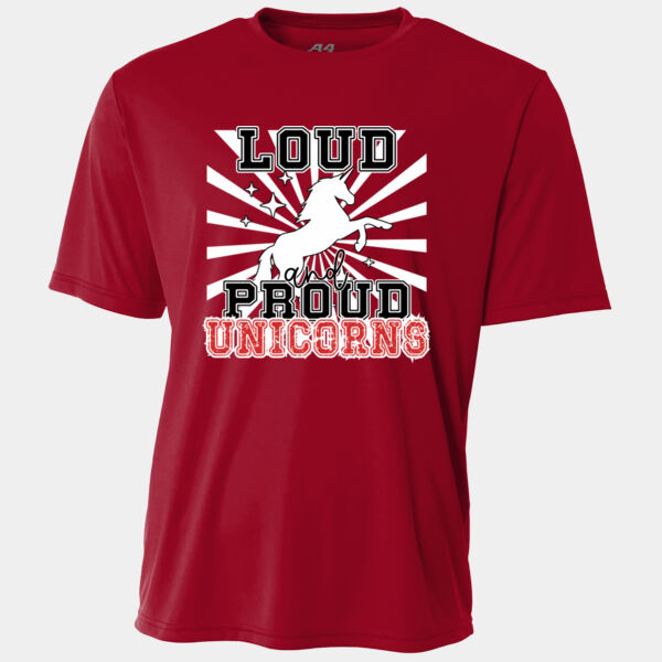Loud & Proud Unicorns - Adult Cooling Performance Short Sleeve Tee Thumbnail