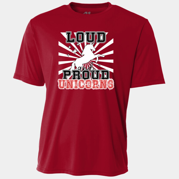 Loud & Proud Unicorns - Adult Cooling Performance Short Sleeve Tee Thumbnail
