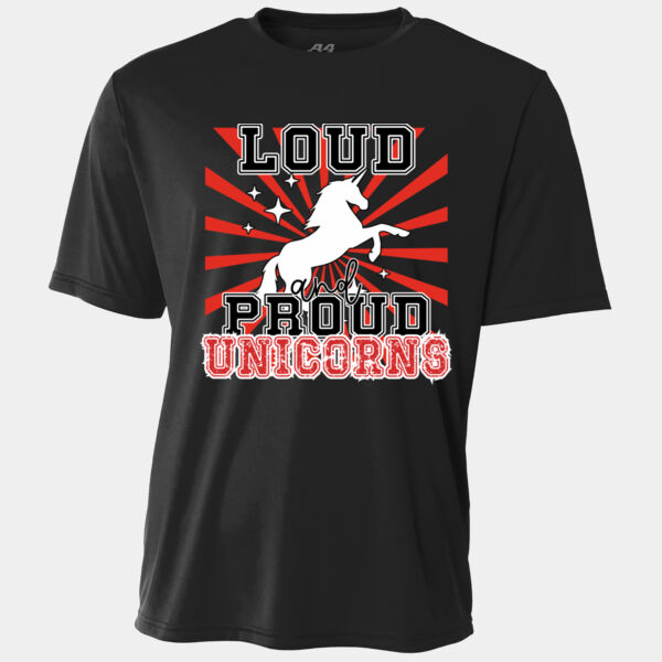 Loud & Proud Unicorns 02-501 - Adult Cooling Performance Short Sleeve Tee Thumbnail