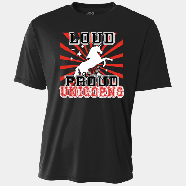 Loud & Proud Unicorns 02-501 - Adult Cooling Performance Short Sleeve Tee Thumbnail