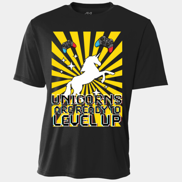 Level Up Unicorns 02-502 - Youth Cooling Performance Short Sleeve Tee Thumbnail