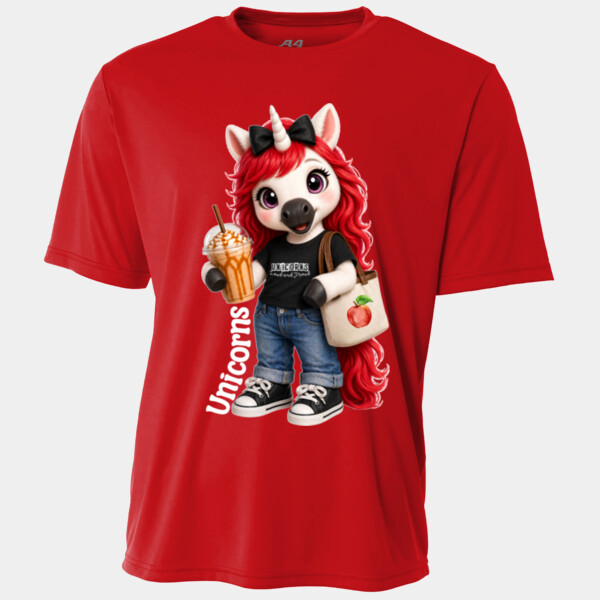 Unicorn Mascot 02-506 - Youth Cooling Performance Short Sleeve Tee Thumbnail