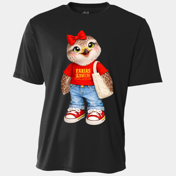 Farias Elementary Falcon Mascot 02-600 - Youth Cooling Performance Short Sleeve Tee Thumbnail
