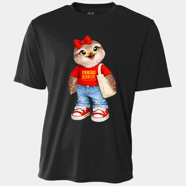 Farias Elementary Falcon Mascot 02-600 - Adult Cooling Performance Short Sleeve Tee Thumbnail