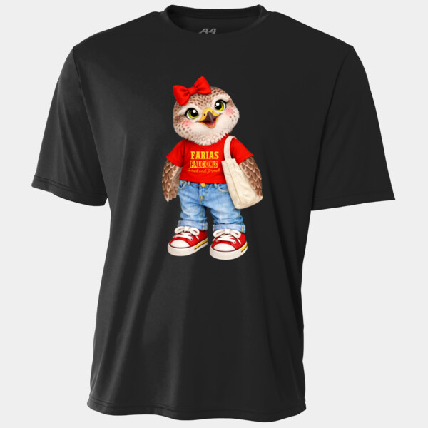 Farias Elementary Falcon Mascot 02-600 - Adult Cooling Performance Short Sleeve Tee Thumbnail