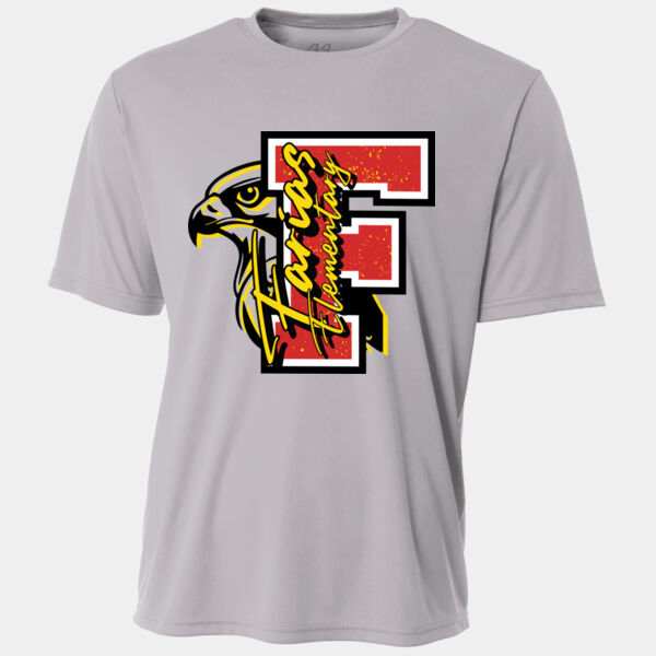 Farias Elementary Falcon Initial 02-602 - Adult Cooling Performance Short Sleeve Tee Thumbnail