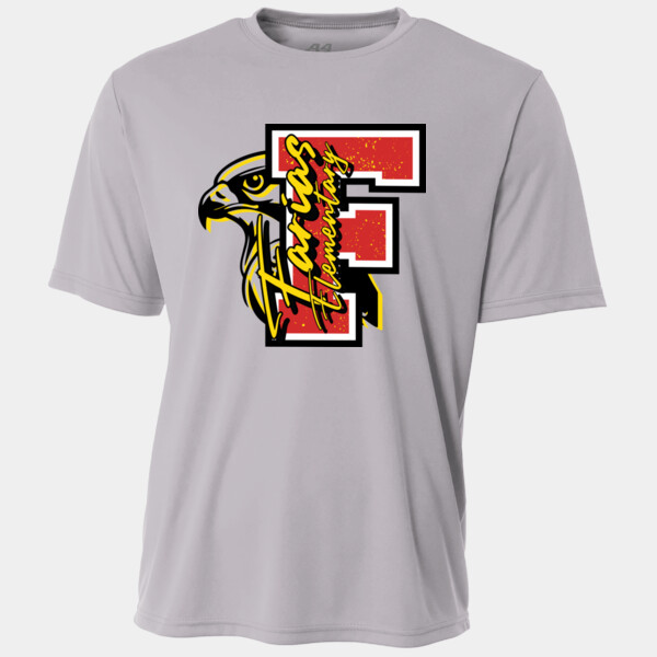Farias Elementary Falcon Initial 02-602 - Adult Cooling Performance Short Sleeve Tee Thumbnail