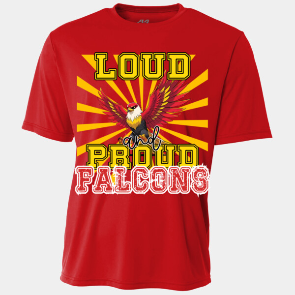 Loud & Proud Falcons 02-603 - Youth Cooling Performance Short Sleeve Tee Thumbnail
