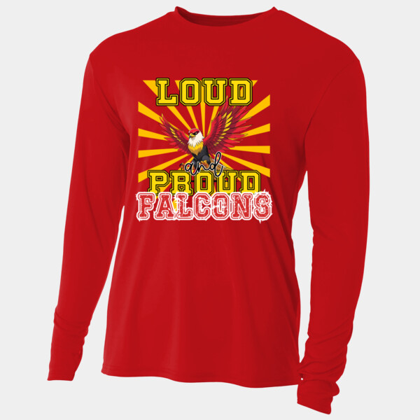Loud & Proud Falcons 02-603 - Adult Cooling Performance Long Sleeve Tee Thumbnail