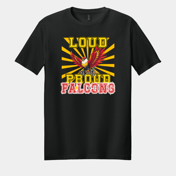 Loud & Proud Falcons 02-603 - Adult Softstyle ® T Shirt Thumbnail
