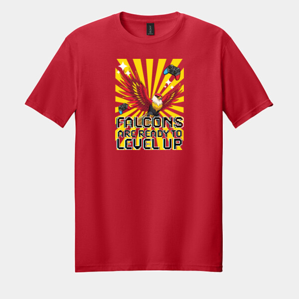 Falcons Level Up 02-604 - Adult Softstyle ® T Shirt Thumbnail