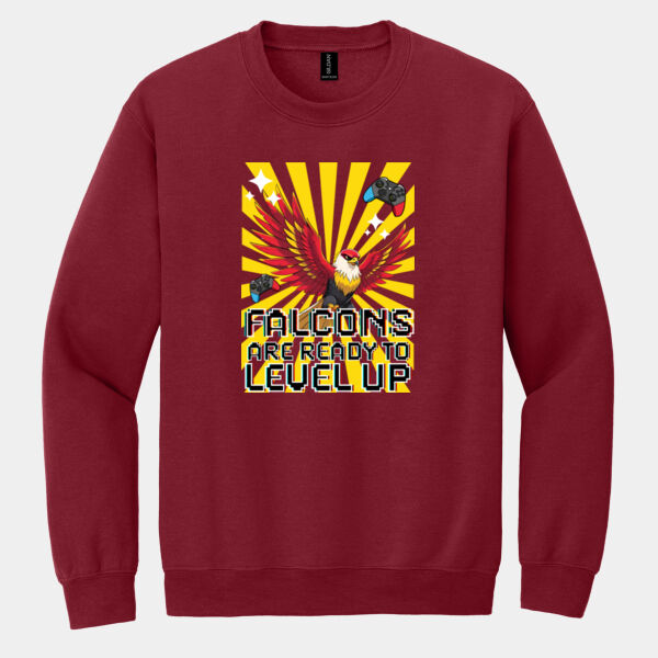 Falcons Level Up 02-604 - Heavy Blend Crewneck Sweatshirt Thumbnail