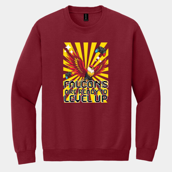 Falcons Level Up 02-604 - Heavy Blend Crewneck Sweatshirt Thumbnail