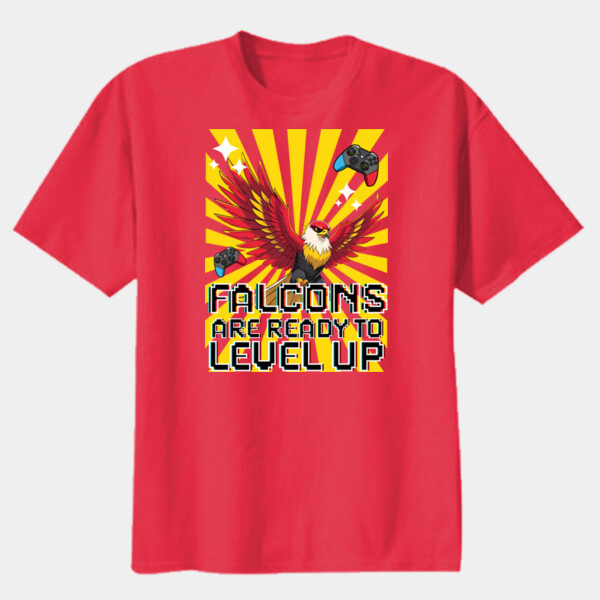 Falcons Level Up 02-604 - Youth Heavy Cotton 100% Cotton T Shirt Thumbnail
