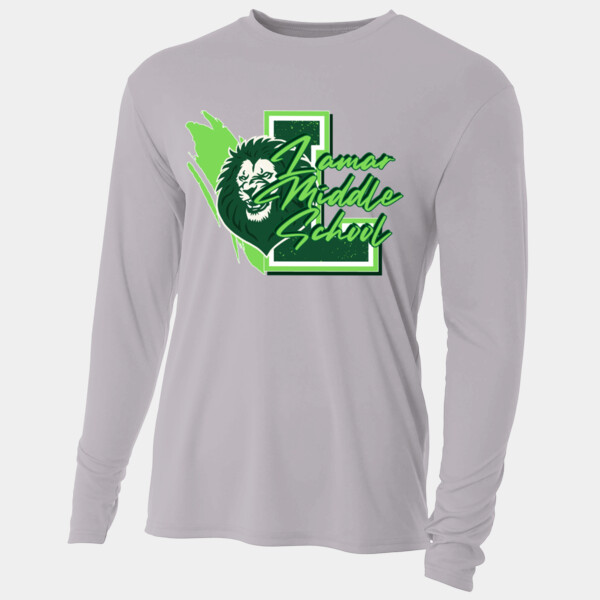Lamar Middle School 04-201 - Adult Cooling Performance Long Sleeve Tee Thumbnail