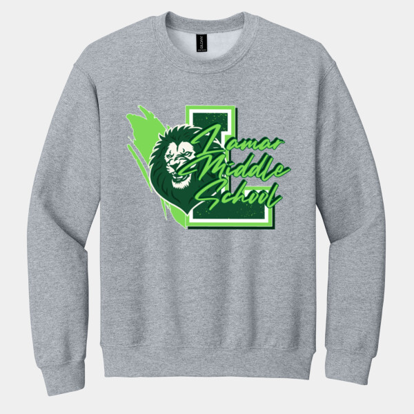Lamar Middle School 04-201 - Heavy Blend Crewneck Sweatshirt Thumbnail
