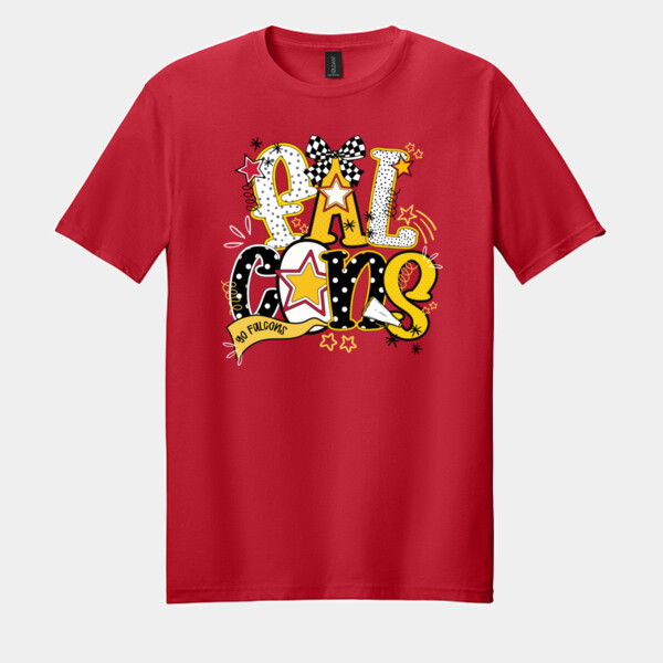 Falcons Preppy 20-402 - Adult Softstyle ® T Shirt Thumbnail