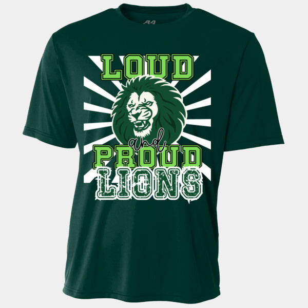 Loud & Proud Lions - Youth Cooling Performance Short Sleeve Tee Thumbnail