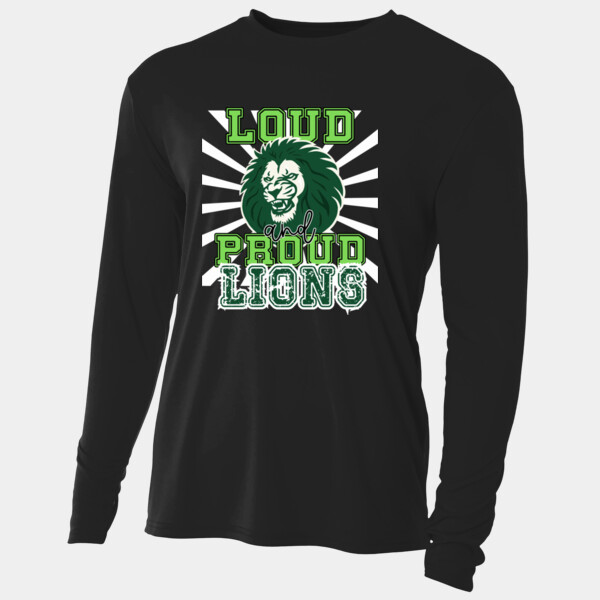 Loud & Proud Lions - Adult Cooling Performance Long Sleeve Tee Thumbnail