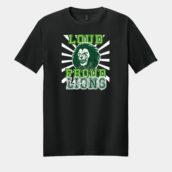 Loud & Proud Lions - Adult Softstyle ® T Shirt Thumbnail