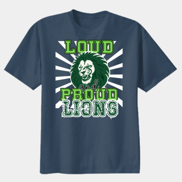 Loud & Proud Lions - Youth Heavy Cotton 100% Cotton T Shirt Thumbnail