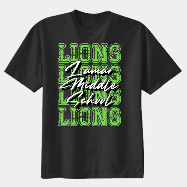 Lions 4X 04-204 - Youth Heavy Cotton 100% Cotton T Shirt Thumbnail