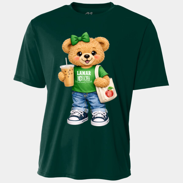 Lamar Lions Bear Mascot 04-205 - Youth Cooling Performance Short Sleeve Tee Thumbnail