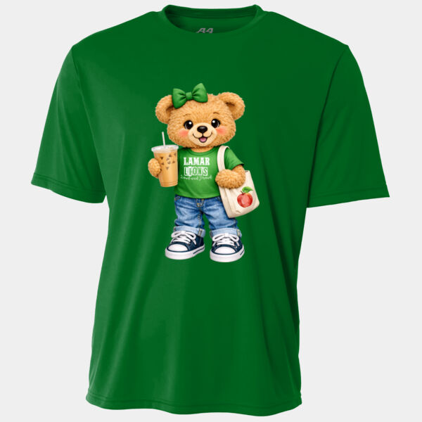 Lamar Lions Bear Mascot 04-205 - Adult Cooling Performance Short Sleeve Tee Thumbnail