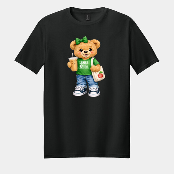Lamar Lions Bear Mascot 04-205 - Adult Softstyle ® T Shirt Thumbnail
