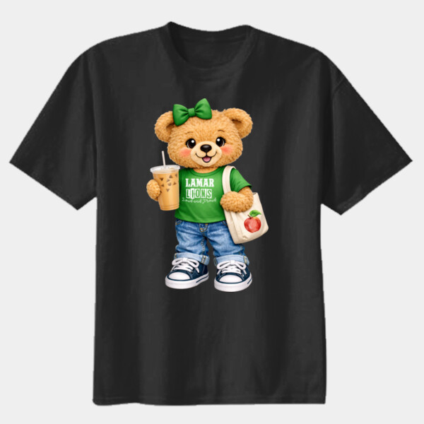 Lamar Lions Bear Mascot 04-205 - Youth Heavy Cotton 100% Cotton T Shirt Thumbnail